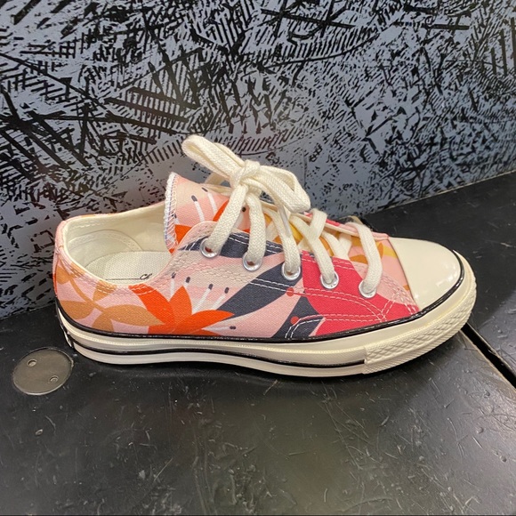 Converse Shoes - NWT Converse Chuck 70 Orange Vintage Floral
